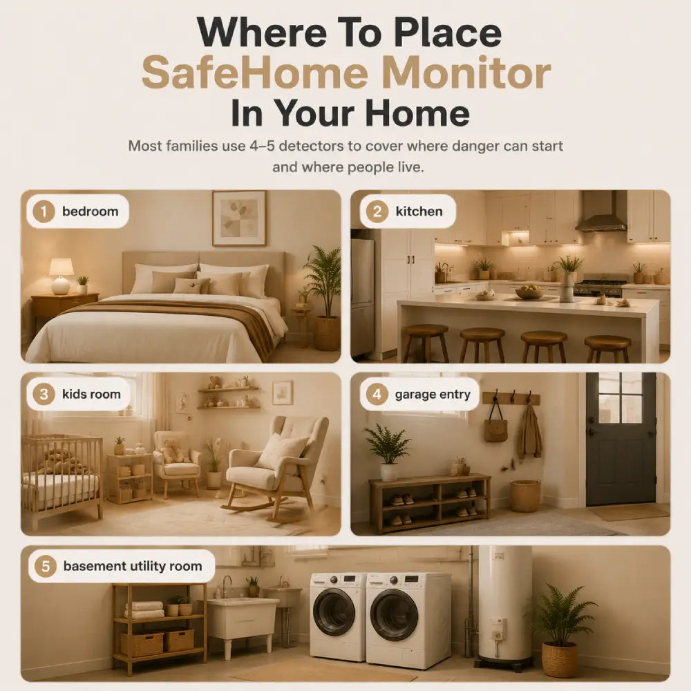 6-In-1 SafeHome™ Smart Monitor
